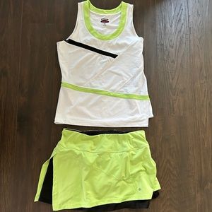 Bolle Tennis Set with Top and Skort Size M